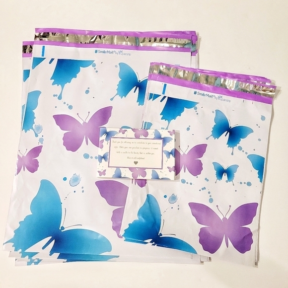 🦋 💜HOST PICK🦋BUTTERFLY POLY MAILER BUNDLE•30💜🦋 - Picture 7 of 7